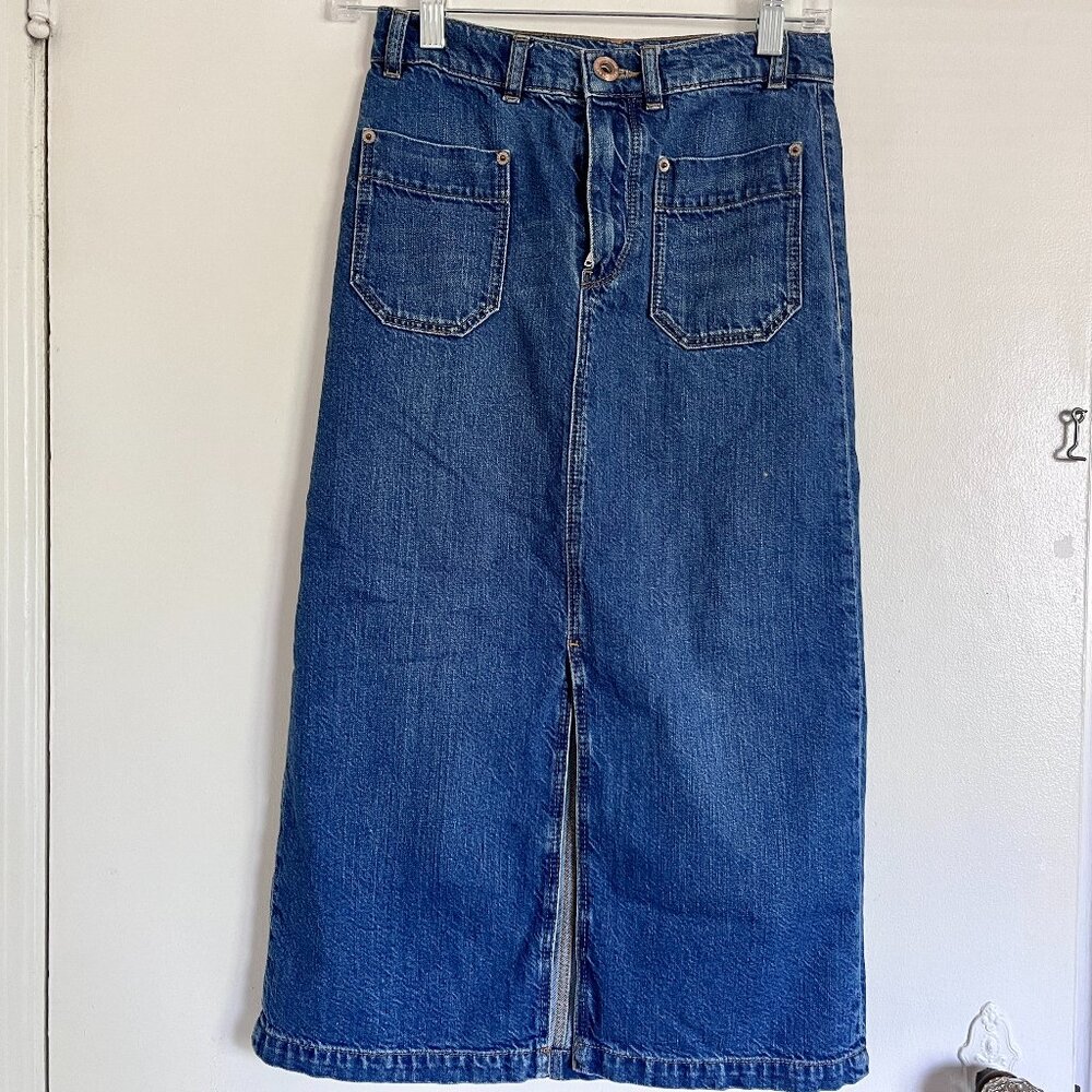 Massimo Dutti coastal cowgirl jean skirt - size 2